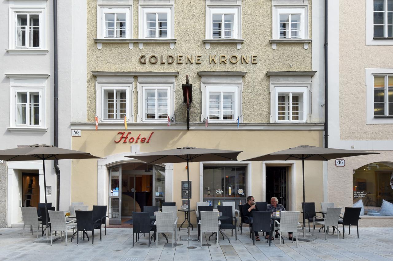 Hotel Krone 1512 Salzburg Bagian luar foto